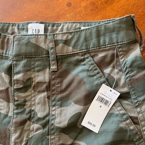 GAP Green Camo Barrel Pant